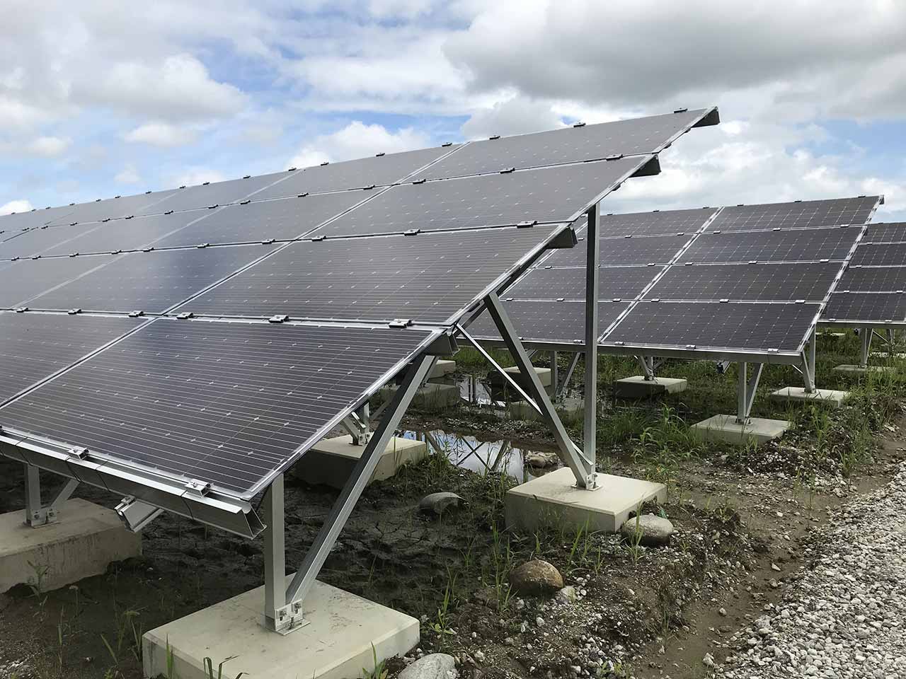 特高太陽光発電所（富山県富山市）への投資案件（グリーンフィールド）の写真