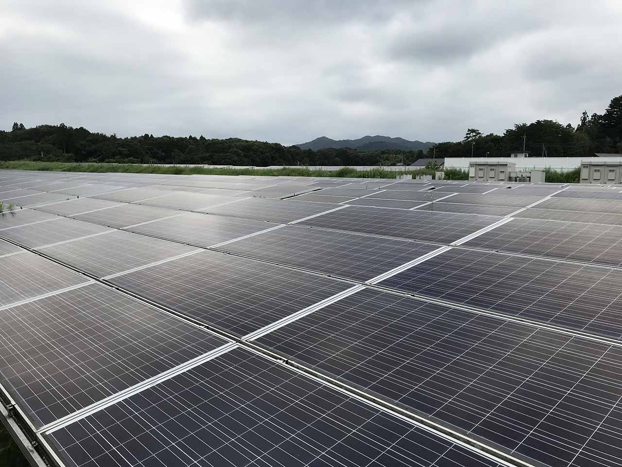 特高太陽光発電所プロジェクト（茨城県常陸大宮市）への投資案件（ブラウンフィールド）の写真1